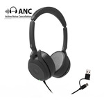 VT NEXUS65 USB — гарнитура с активным шумоподавлением, поддержкой ANC 4 x MEMS MIC и ENC 2 x MIC. Устройство оптимально для использования в шумном офисе и колл-центре. Внешние шумы на основе сигнала от 4 микрофонов и звукового процессора подавляются...